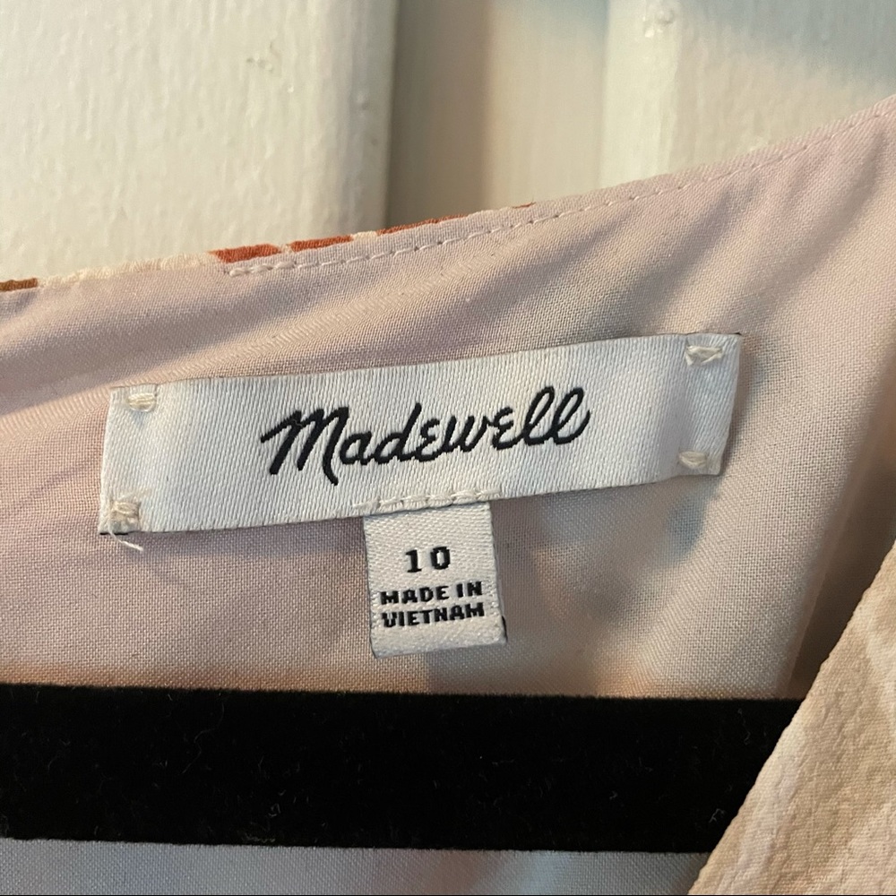 Madewell Flutter Sleeve Ruffle Waist Midi Dress - Picture 7 of 10